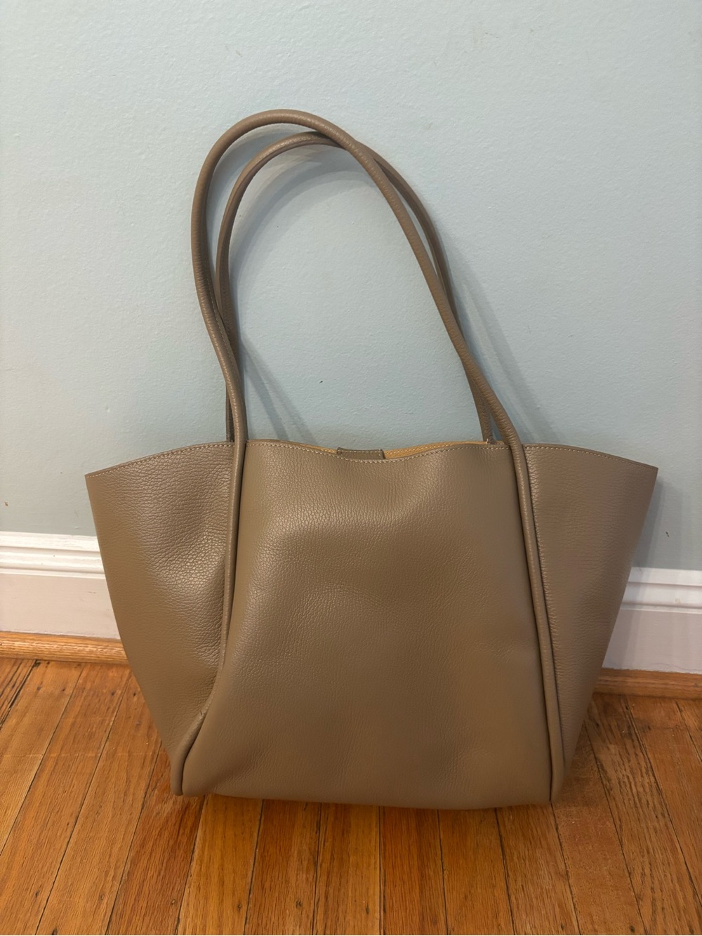 Persaman New York Friva Taupe Tote Handbag brand new never used